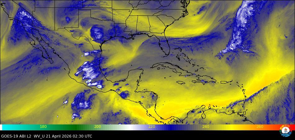 High Level Water Vapor